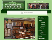 Tablet Screenshot of mountainhomefurnishings.net
